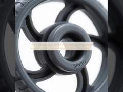 옴니 휠 나일론 롤러 고 정밀 고 마모 저항 서비스 로봇 차시 사용자 정의