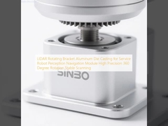 LIDAR 회전 브래킷 알루미늄 다이 가스팅 서비스 로봇 인식 내비게이션 모듈 고 정밀 360도 회전 안정 스캔