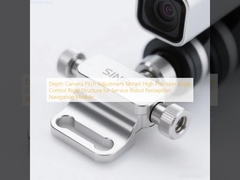 깊이 카메라 피치 조정 마운트 고정밀 각도 제어 서비스 로봇 인지 내비게이션 모듈용 강성 구조