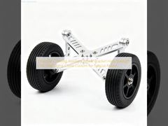 장애물 통과 보조 휠 브래킷 고강도 CNC 가공 중국 맞춤형 특수 로봇용