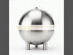 정밀 CNC 가공 중국 맞춤형 티타늄 합금 압력 용기 제조