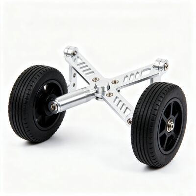 장애물 통과 보조 휠 브래킷 고강도 CNC 가공 중국 맞춤형 특수 로봇용